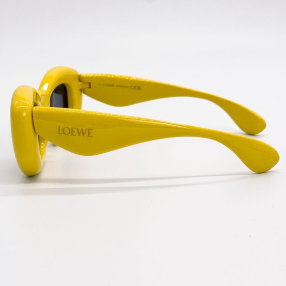 NEW LW40117I 39A LOEWE SUNGLASSES, UNISEX YELLOW EYEWEAR LOEWE main image 4